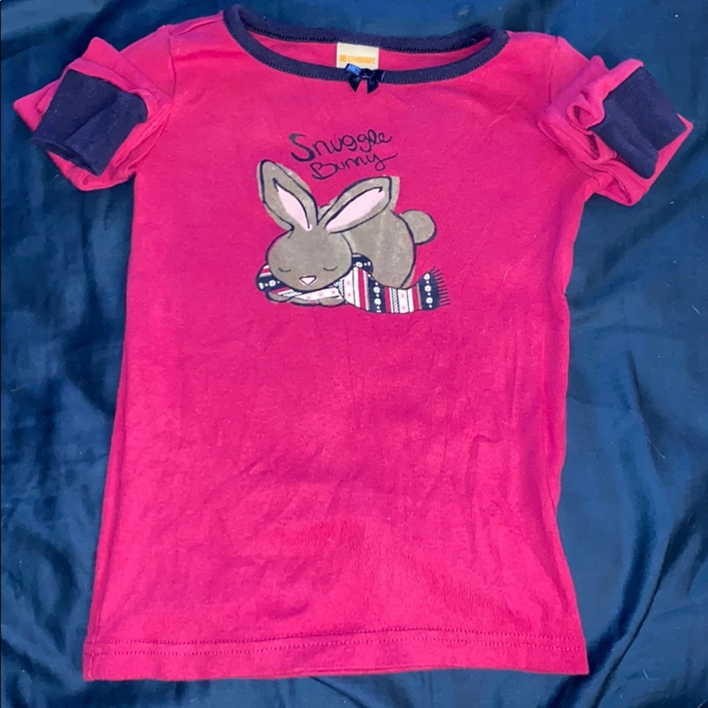 Snuggle bunny pajama top